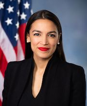 Official portrait of Alexandria Ocasio-Cortez