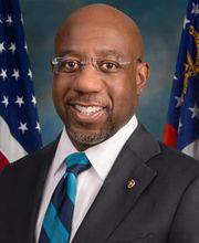 Official portrait of Raphael G. Warnock